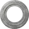 Ekena Millwork Claremont Medallion (Canopies up to 7"), 10 5/8"OD x 5 3/4"ID x 1/2"P, Ultra Pure White Crackle CM10CLUWC - alternate 1